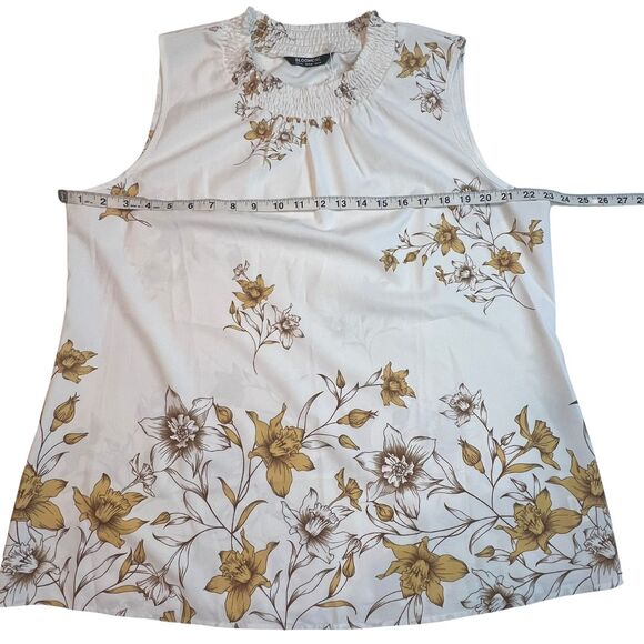 BloomChic Blouse Womens 14/16 Floral Boho Relaxed Top Shirring Cottage Shirt - Picture 4 of 10